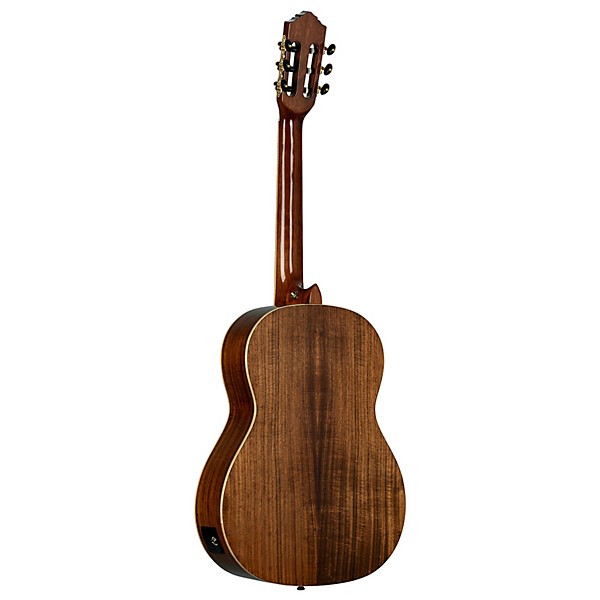 Ortega 30th Anniversary Slim Neck Acoustic-Electric Classical Guitar - Natural
