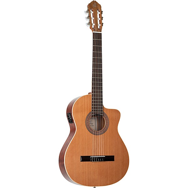 Ortega Traditional Series RCE180G Acoustic-Electric Classical Guitar - Natural