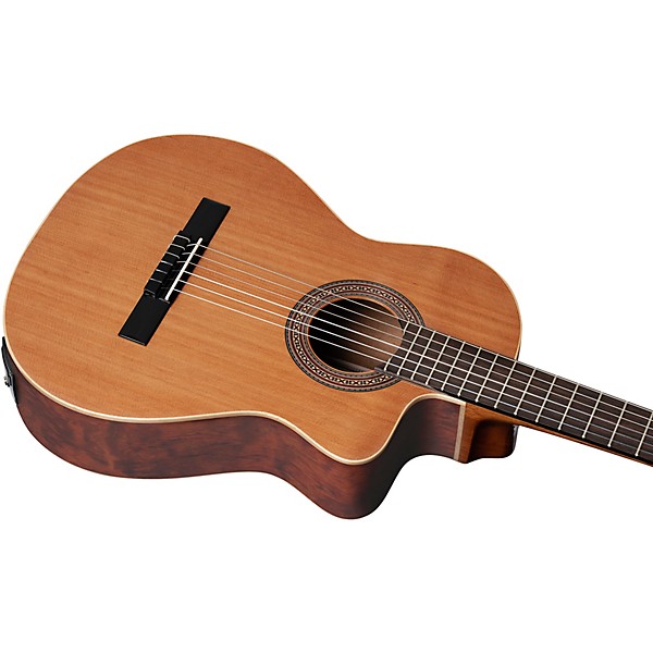 Ortega Traditional Series RCE180G Acoustic-Electric Classical Guitar - Natural