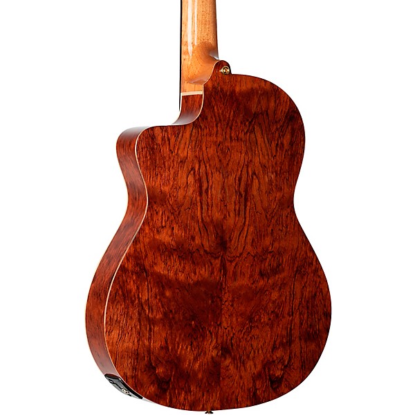 Ortega Traditional Series RCE180GT Thinline Acoustic-Electric Classical Guitar - Natural