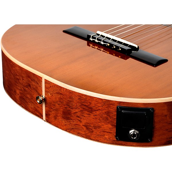 Ortega Traditional Series RCE180GT Thinline Acoustic-Electric Classical Guitar - Natural