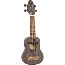 Ortega Keiki K1 Series Sopranino Ukulele - Transparent Black