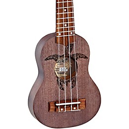 Ortega Keiki K1 Series Sopranino Ukulele - Transparent Black