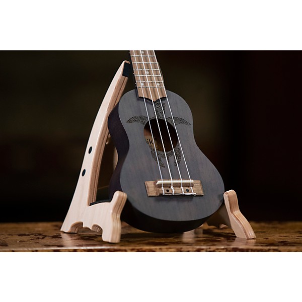 Ortega Keiki K1 Series Sopranino Ukulele - Transparent Black