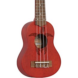 Ortega Keiki K1 Series Sopranino Ukulele - Fire Red