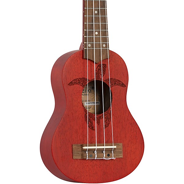 Ortega Keiki K1 Series Sopranino Ukulele - Fire Red