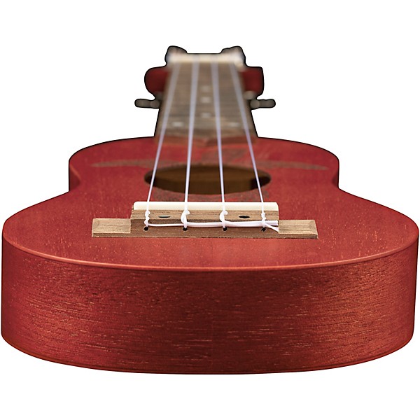 Ortega Keiki K1 Series Sopranino Ukulele - Fire Red