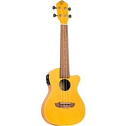 Ortega Earth Series Concert Acoustic-Electric Ukulele - Gold