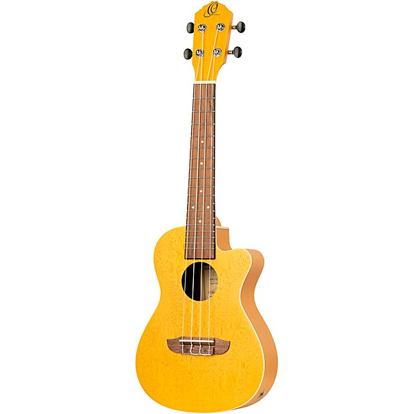 Ortega Earth Series Concert Acoustic-Electric Ukulele - Gold