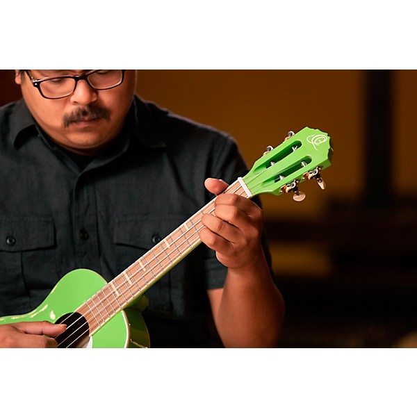 Ortega Gaucho Series Tenor Ukulele - Green Apple