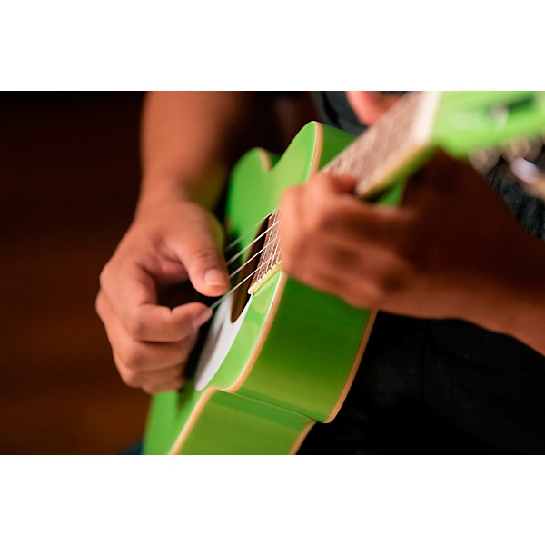 Ortega Gaucho Series Tenor Ukulele - Green Apple