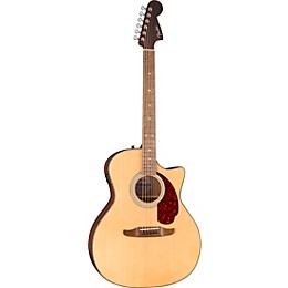 Fender California Deluxe Newporter CE Acoustic-Electric Guitar - Natural