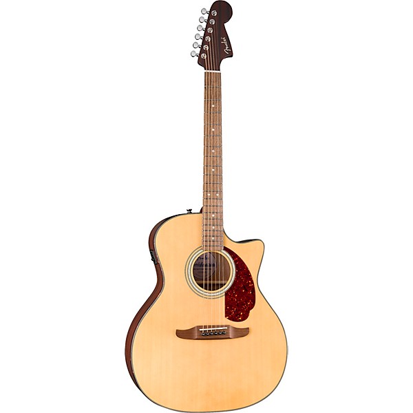Fender California Deluxe Newporter CE Acoustic-Electric Guitar - Natural