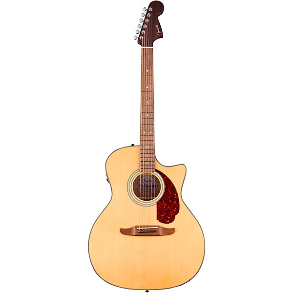 Fender California Deluxe Newporter CE Acoustic-Electric Guitar - Natural