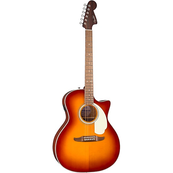 Fender California Deluxe Newporter CE Acoustic-Electric Guitar - Sienna Sunburst