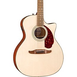 Fender California Deluxe Newporter CE Acoustic-Electric Guitar - White Blonde