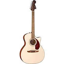 Fender California Deluxe Newporter CE Acoustic-Electric Guitar - White Blonde