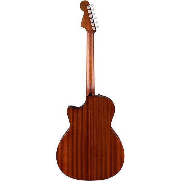 Fender California Deluxe Newporter CE Acoustic-Electric Guitar - White Blonde