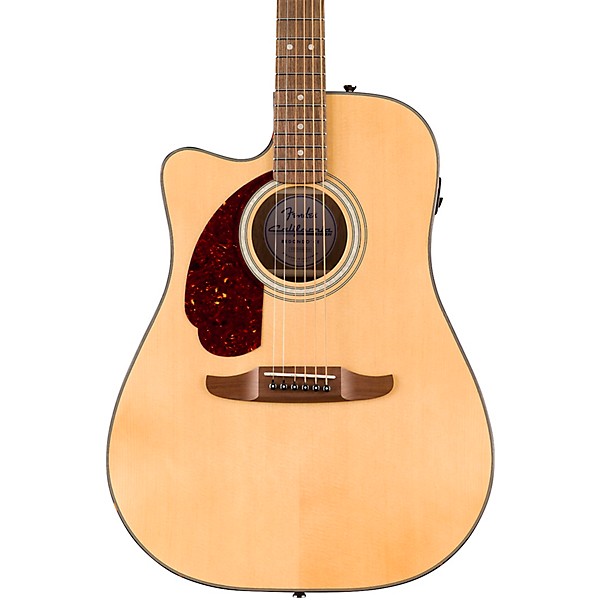 Fender California Deluxe Redondo CE Left-Handed Acoustic-Electric Guitar - Natural