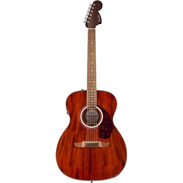 Fender California Deluxe Monterey All-Mahogany Acoustic-Electric Guitar - Natural Mahogany