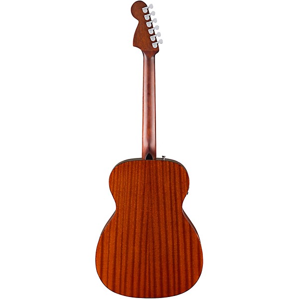 Fender California Deluxe Monterey All-Mahogany Acoustic-Electric Guitar - Natural Mahogany