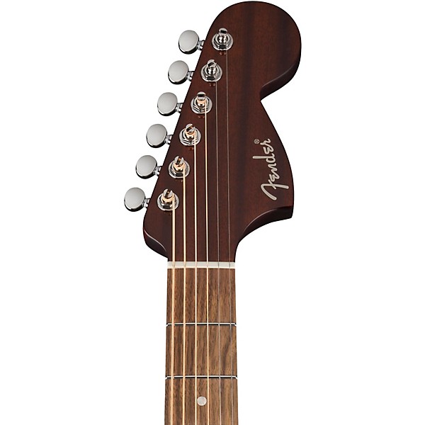 Fender California Deluxe Monterey All-Mahogany Acoustic-Electric Guitar - Natural Mahogany