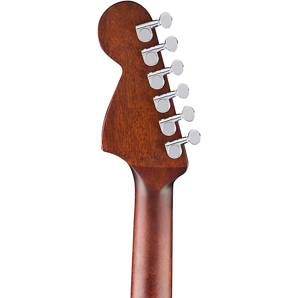 Fender California Deluxe Monterey All-Mahogany Acoustic-Electric Guitar - Natural Mahogany