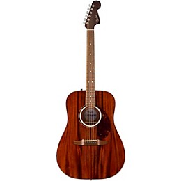 Fender California Deluxe Redondo All-Mahogany Acoustic Guitar - Natural Mahogany