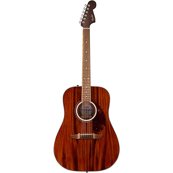 Fender California Deluxe Redondo All-Mahogany Acoustic Guitar - Natural Mahogany