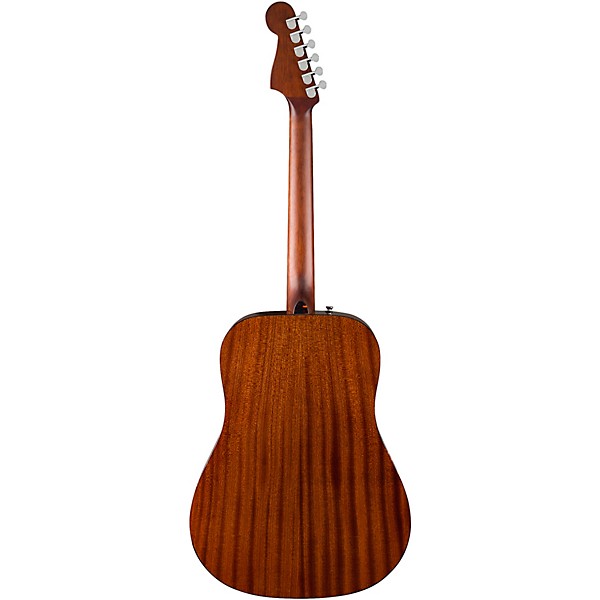 Fender California Deluxe Redondo All-Mahogany Acoustic Guitar - Natural Mahogany