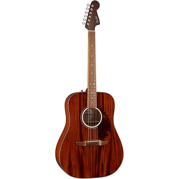 Fender California Deluxe Redondo All-Mahogany Acoustic Guitar - Natural Mahogany