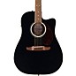 Fender California Deluxe Redondo CE Acoustic-Electric Guitar - Black thumbnail