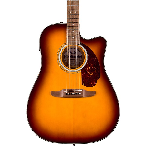Fender California Deluxe Redondo CE Acoustic-Electric Guitar - Honey Sunburst