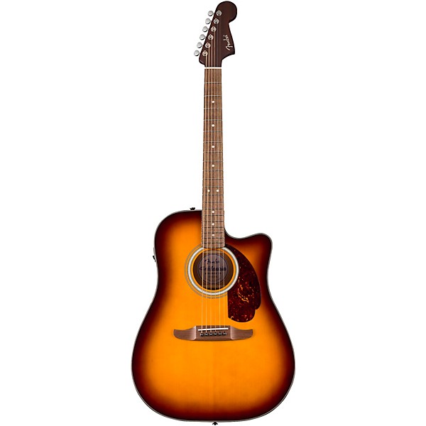 Fender California Deluxe Redondo CE Acoustic-Electric Guitar - Honey Sunburst
