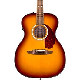 Fender California Deluxe Monterey Acoustic-Electric Guitar - Honey Sunburst