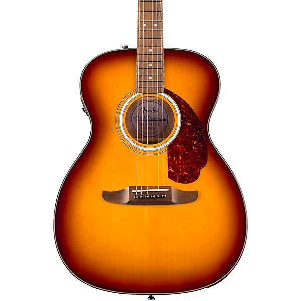 Fender California Deluxe Monterey Acoustic-Electric Guitar - Honey Sunburst