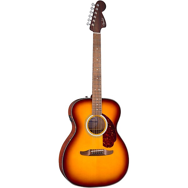 Fender California Deluxe Monterey Acoustic-Electric Guitar - Honey Sunburst