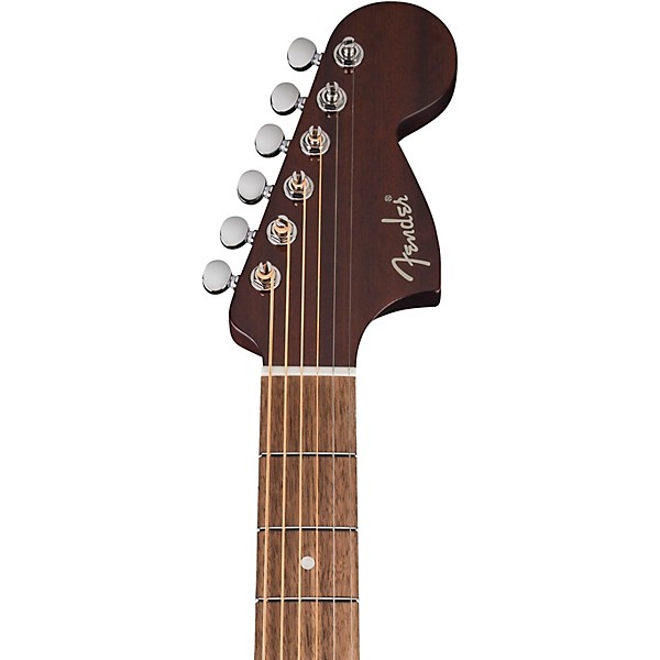 Fender California Deluxe Monterey Acoustic-Electric Guitar - Black