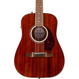 Fender California Deluxe Redondo Jr. All-Mahogany Acoustic-Electric Guitar - Natural Mahogany