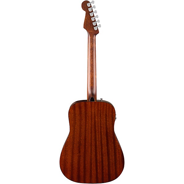 Fender California Deluxe Redondo Jr. All-Mahogany Acoustic-Electric Guitar - Natural Mahogany