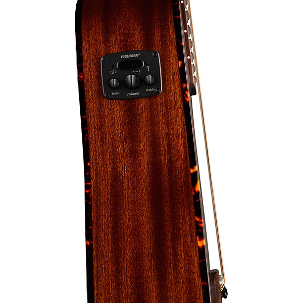 Fender California Deluxe Redondo Jr. All-Mahogany Acoustic-Electric Guitar - Natural Mahogany