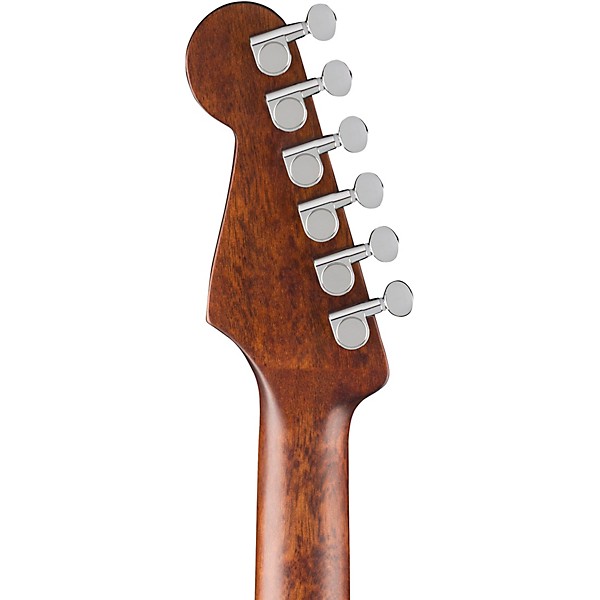 Fender California Deluxe Redondo Jr. All-Mahogany Acoustic-Electric Guitar - Natural Mahogany