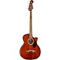 Fender California Deluxe Kingman All-Mahogany Acoustic-Electric Bass Guitar - Natural Mahogany