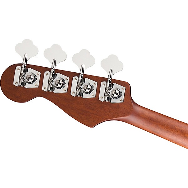 Fender California Deluxe Kingman All-Mahogany Acoustic-Electric Bass Guitar - Natural Mahogany