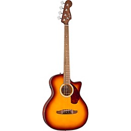 Fender California Deluxe Kingman Acoustic-Electric Bass Guitar - Honey Sunburst