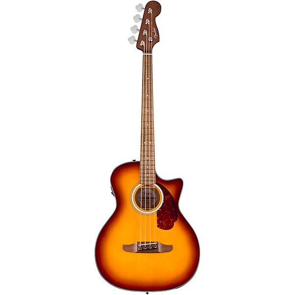 Fender California Deluxe Kingman Acoustic-Electric Bass Guitar - Honey Sunburst