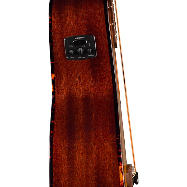 Fender California Deluxe Kingman Acoustic-Electric Bass Guitar - Honey Sunburst