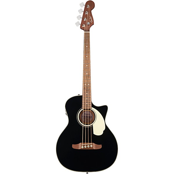 Fender California Deluxe Kingman Acoustic-Electric Bass Guitar - Black