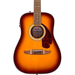 Fender California Deluxe Redondo Jr. Acoustic-Electric Guitar - Honey Sunburst