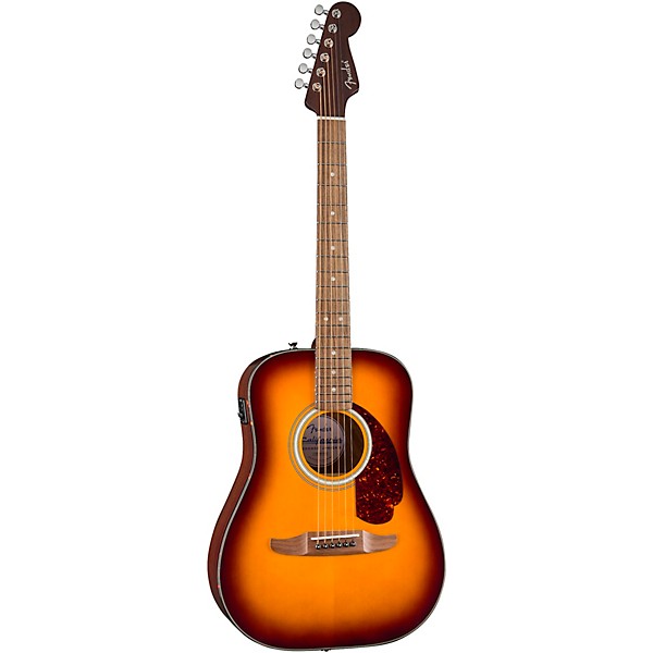 Fender California Deluxe Redondo Jr. Acoustic-Electric Guitar - Honey Sunburst